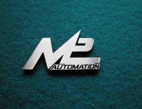 Laserschneiden Edelstahl Logos M2